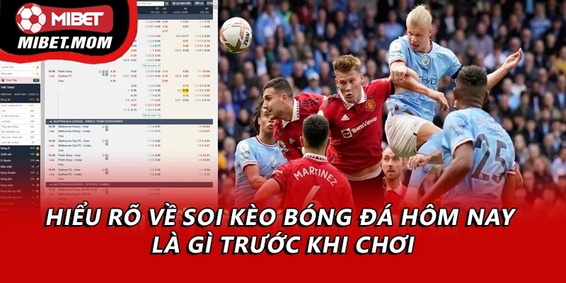 Hiểu rõ về soi kèo bóng đá hôm nay là gì trước khi chơi