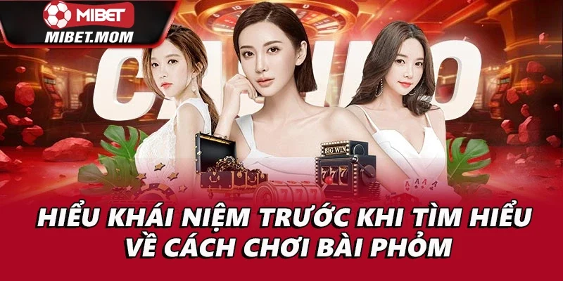 Hiểu khái niệm trước khi tìm hiểu về cách chơi bài phỏm