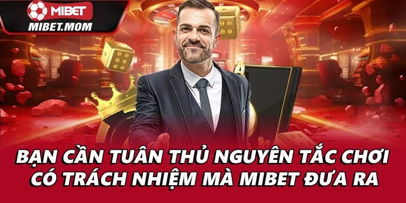 Bạn cần tuân thủ nguyên tắc chơi có trách nhiệm mà Mibet đưa ra